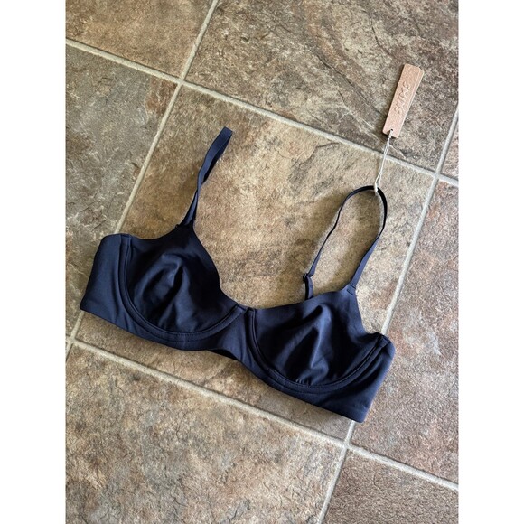 Skims Fits Everybody Unlined Demi Bra Onyx Size 34B - Picture 3 of 8